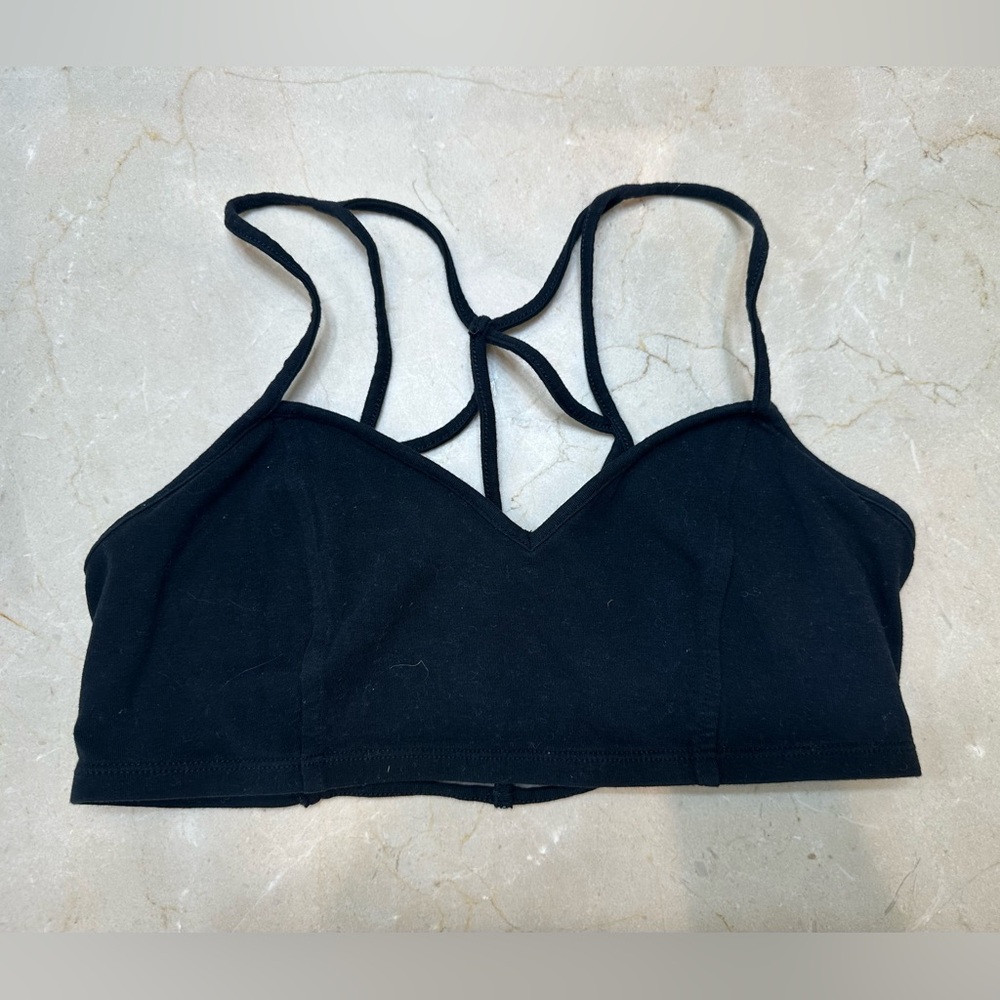 Express Small Black Strappy Bralette